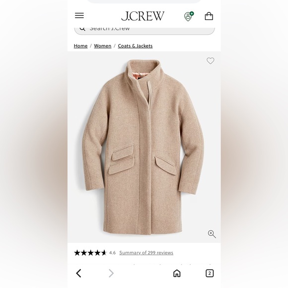 J.CREW Cocoon Nello Gori Coat - Picture 4 of 4